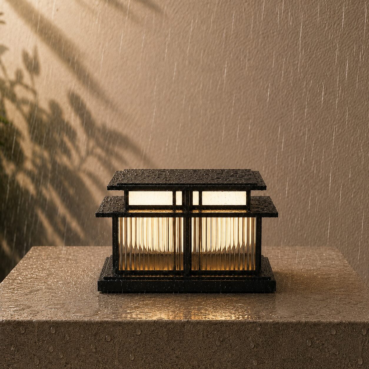 Modern Outdoor Wall Light Adjustable Waterproof Metal Acrylic LED for Gardens and Pathways