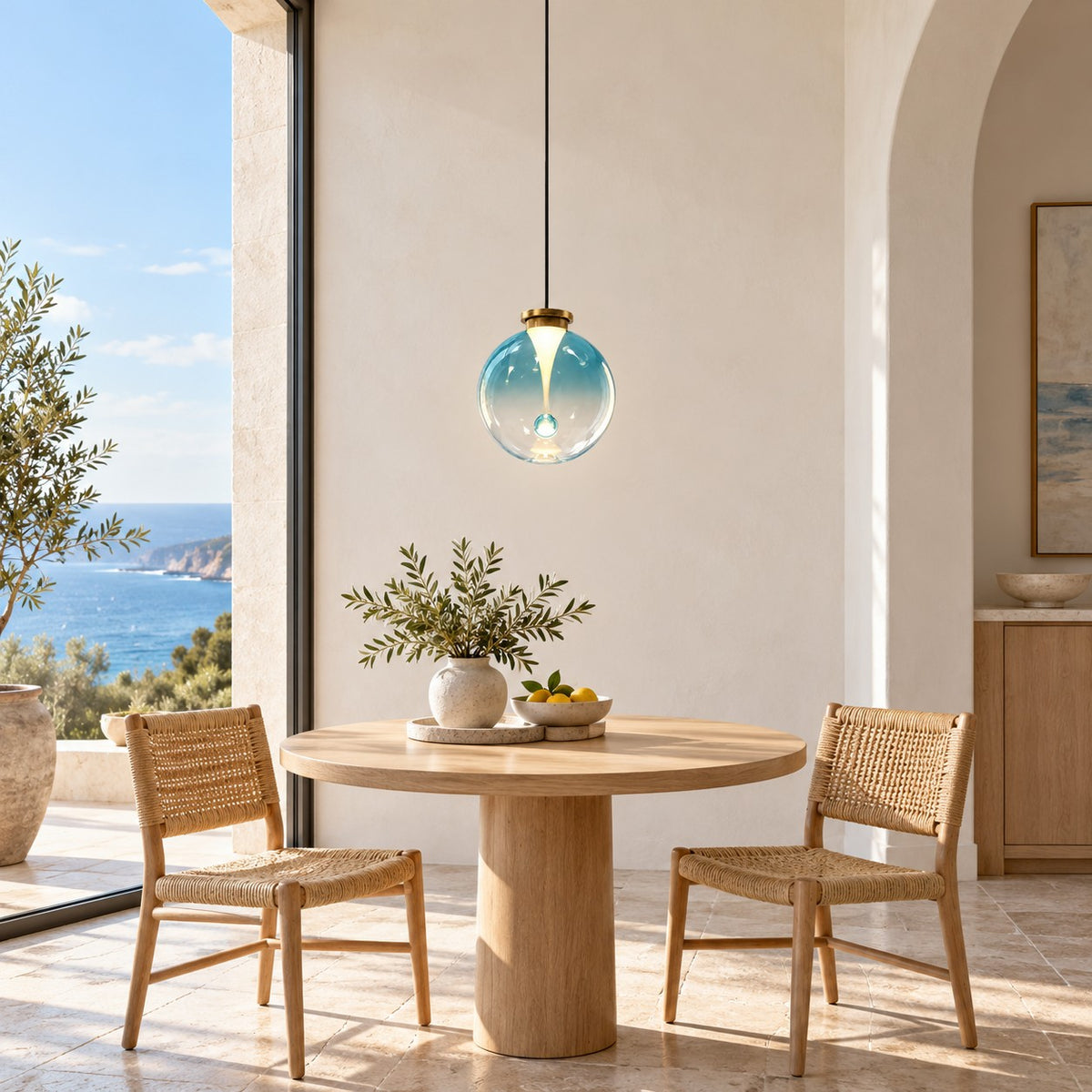 Modern Pendant Light Hanging Adjustable Metal Shade LED for Kitchen Dining Room