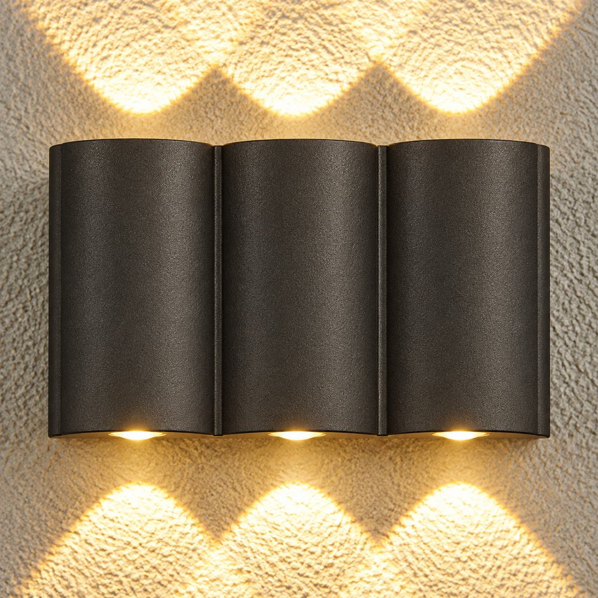 Modern Outdoor Wall Light Up Down Waterproof Aluminum LED Adjustable Illumination