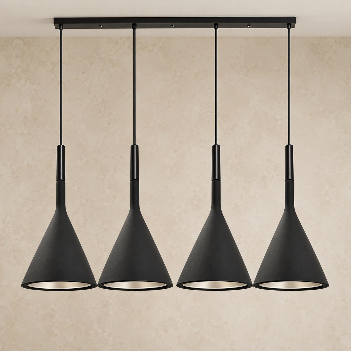 Modern Adjustable Pendant Lamp Aluminum LED Hanging Light for Kitchen and Home Decor