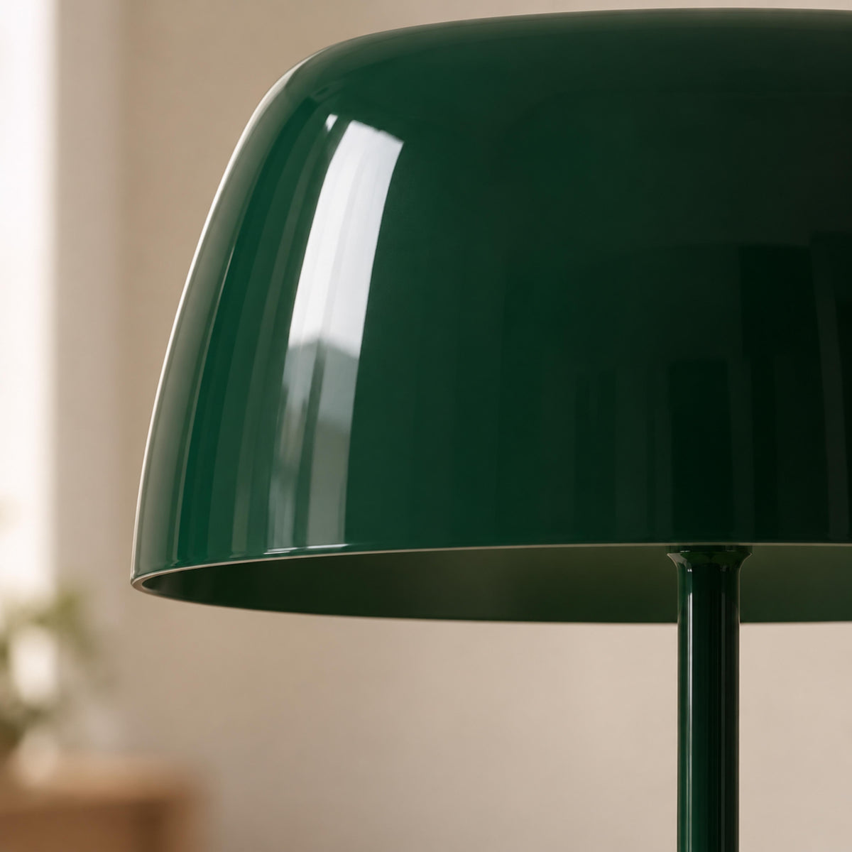 Modern Table Lamp with Adjustable Shade Metal Base LED Light Feature for Desk or Bedside Use