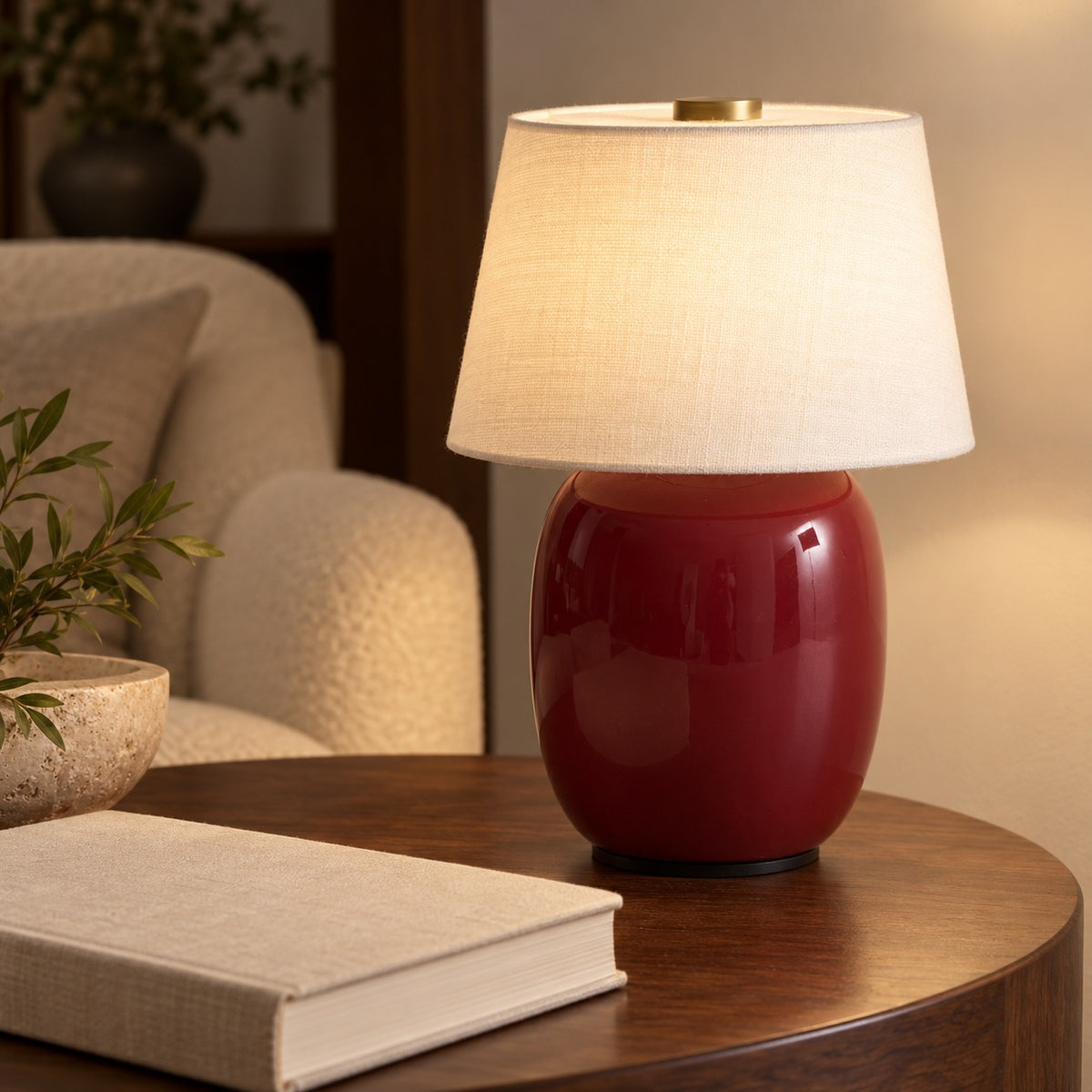 Modern Battery Operated Table Lamp Adjustable Metal LED Light for Bedside or Desk