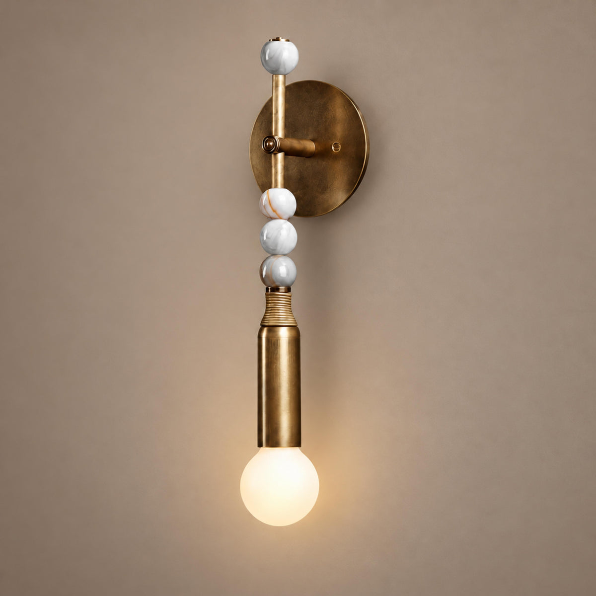 Modern Wall Lamp Wall Mounted Metal Frame Adjustable LED Lighting Fixture