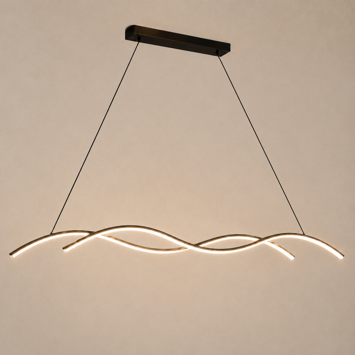 Modern Pendant Light Adjustable Hanging Aluminum LED Dimmable for Kitchen Island and Dining Room