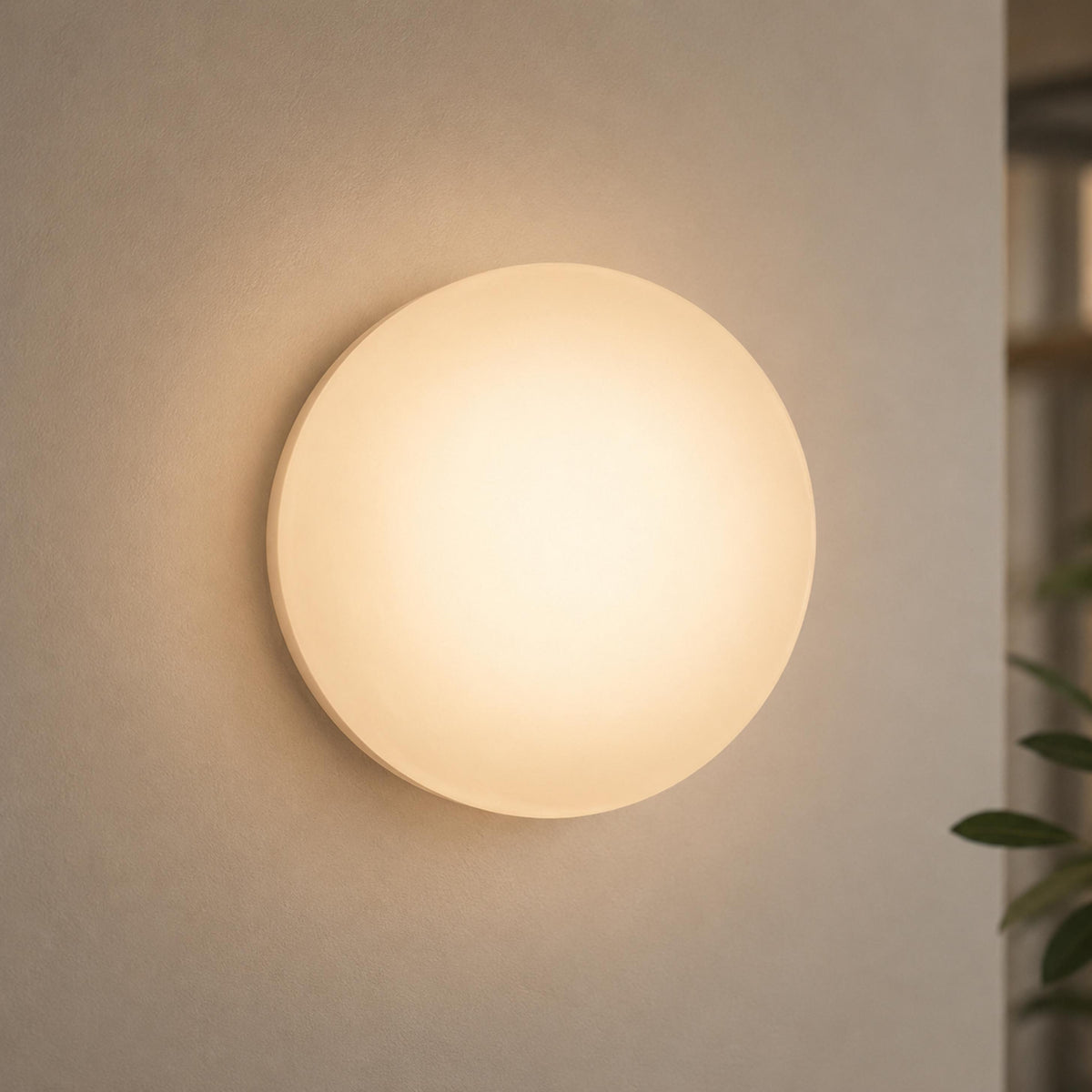 Nordic Wall Light Wall Mounted Sconce with Mouth-Blown Glass Shade and Integrated 5W LED