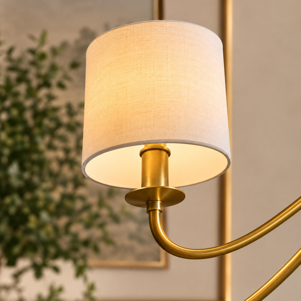 Modern Iron Chandelier Light Hanging Fixture with Adjustable Height for Dining Room
