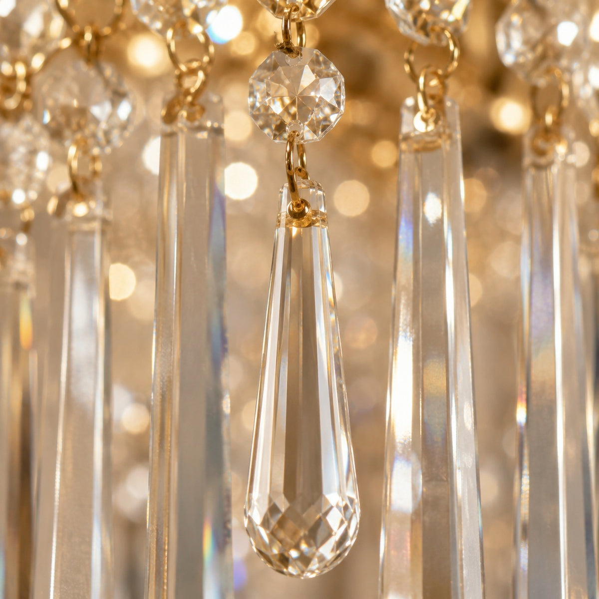 Modern Chandelier Adjustable Height Hanging Light Metal Frame with Glass Shade LED 24 Inch