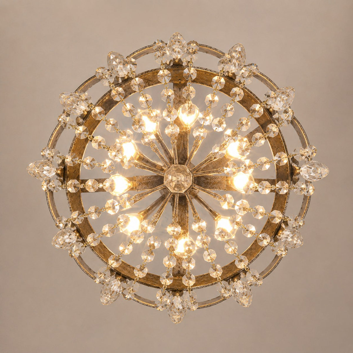 Modern Tear Drop Chandelier Hanging Light Adjustable Glass LED Fixture for Dining Room