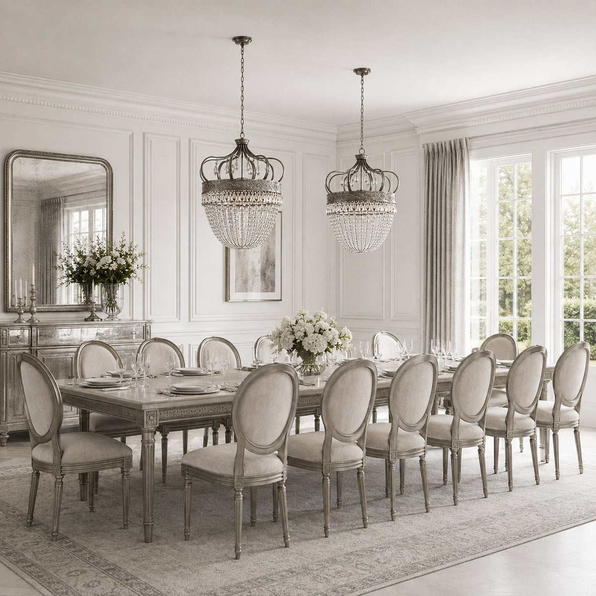 Modern Tear Drop Chandelier Hanging Light Adjustable Glass LED Fixture for Dining Room