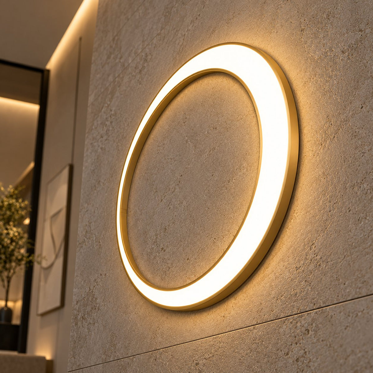 Modern Outdoor Wall Light Waterproof Aluminum LED Fixture for Exterior Illumination 110V