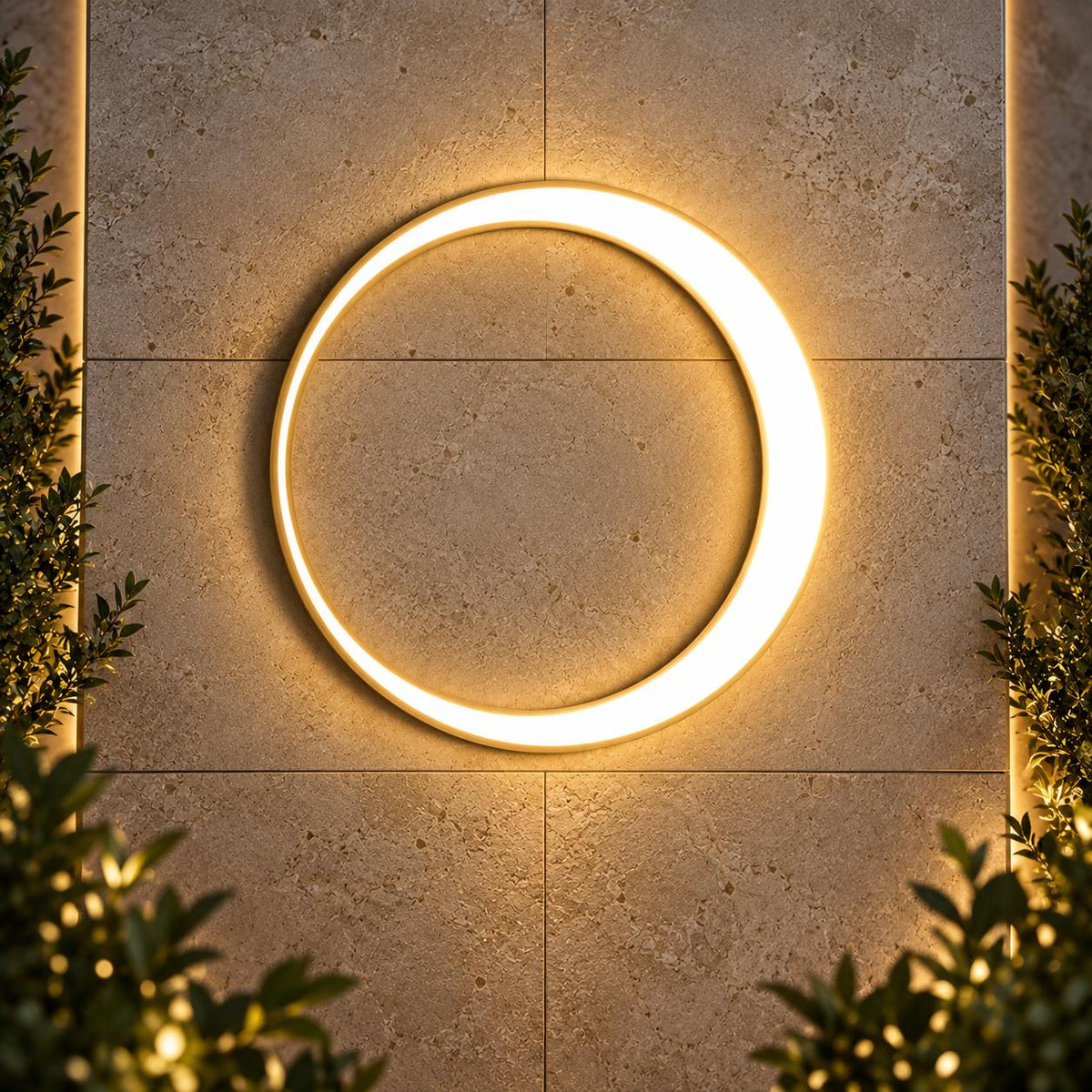 Modern Outdoor Wall Light Waterproof Aluminum LED Fixture for Exterior Illumination 110V