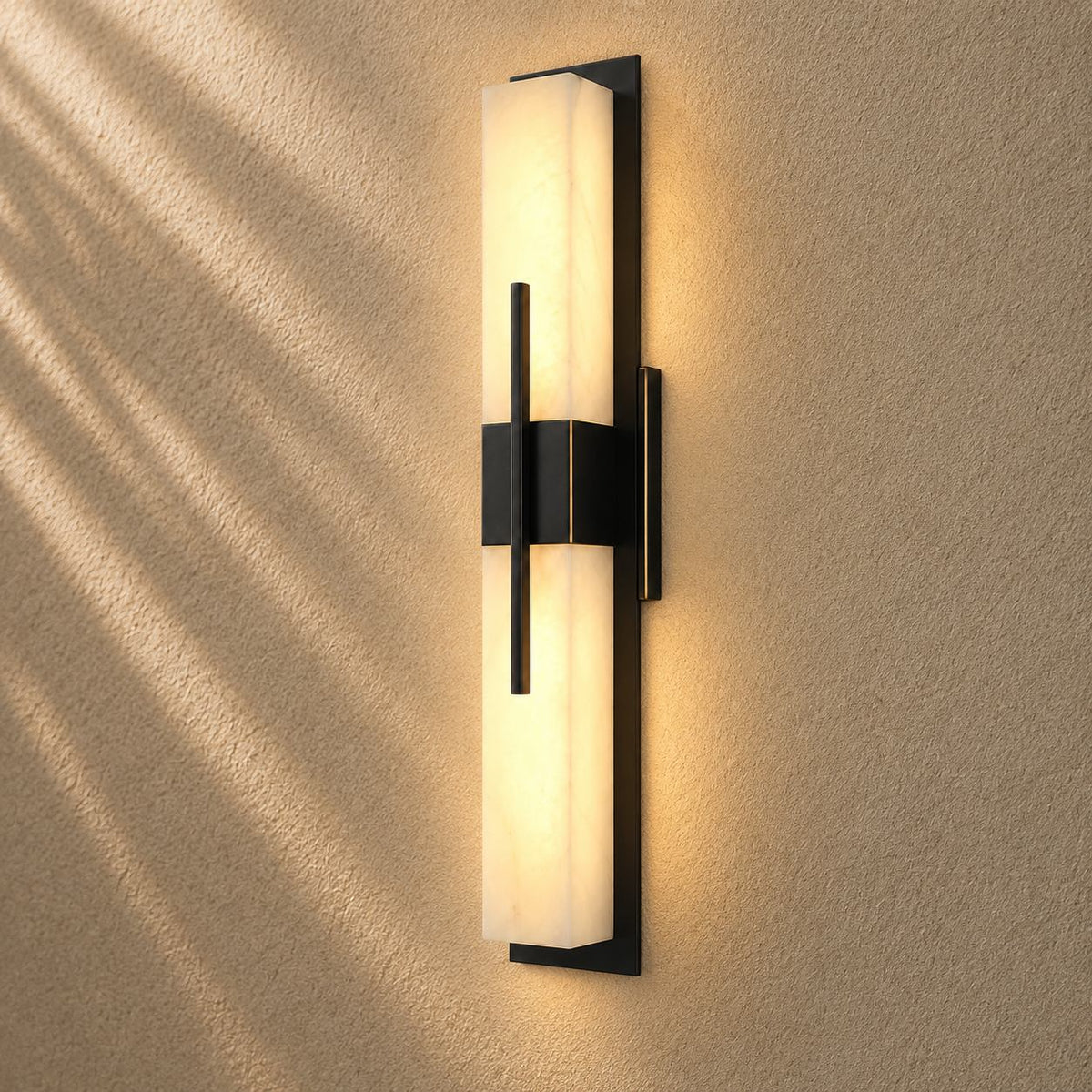 Modern Outdoor Wall Light Waterproof Stainless Steel Wall Mounted Integrated LED with Three Color Temperatures