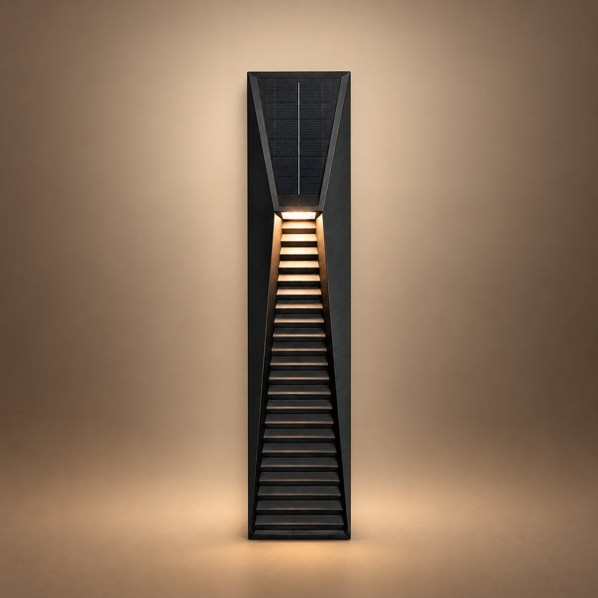 Modern Solar Outdoor Wall Light Wall Mounted Stainless Steel Acrylic LED Automatic