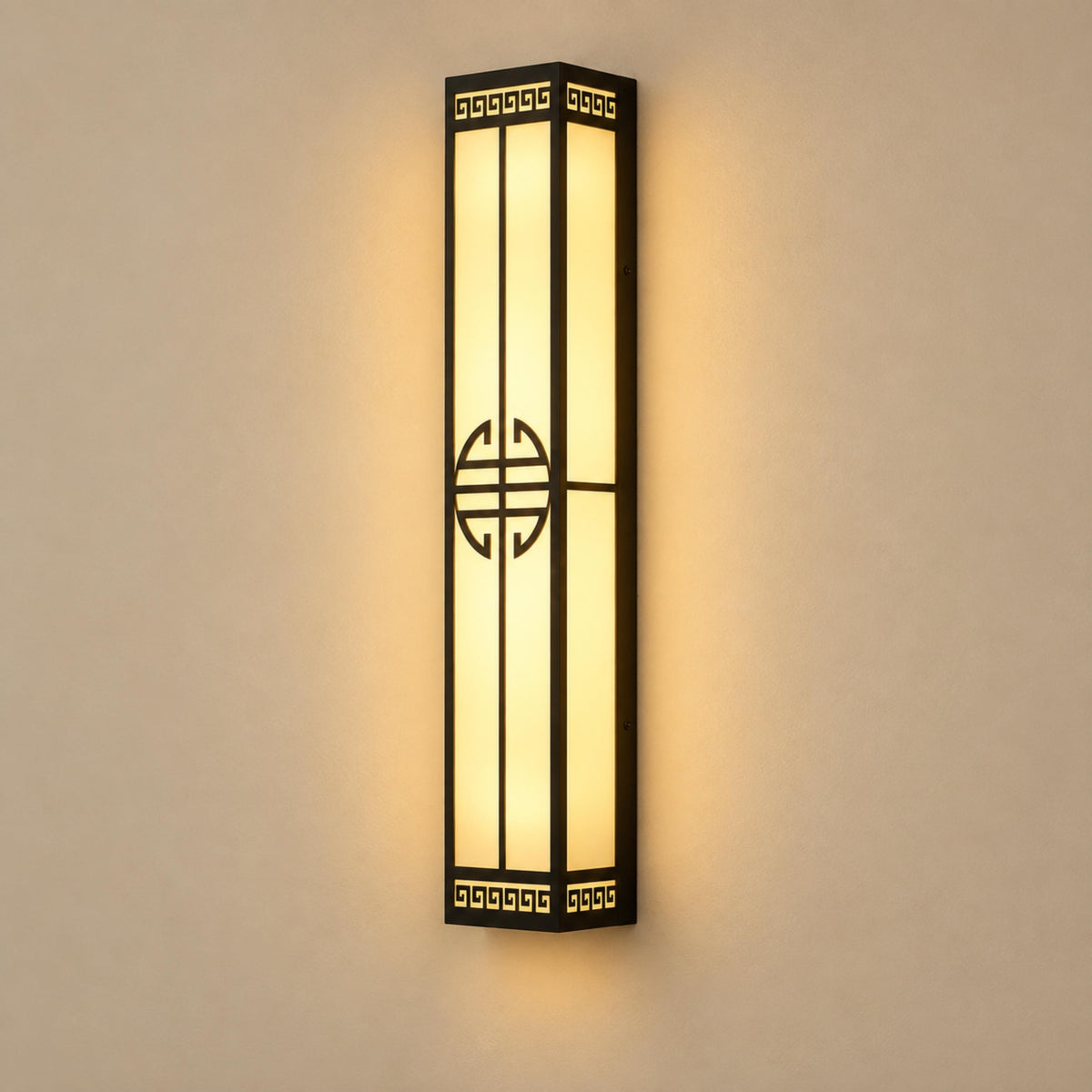 Modern Outdoor Wall Light Waterproof Metal Integrated LED IP65 for Patios and Gardens