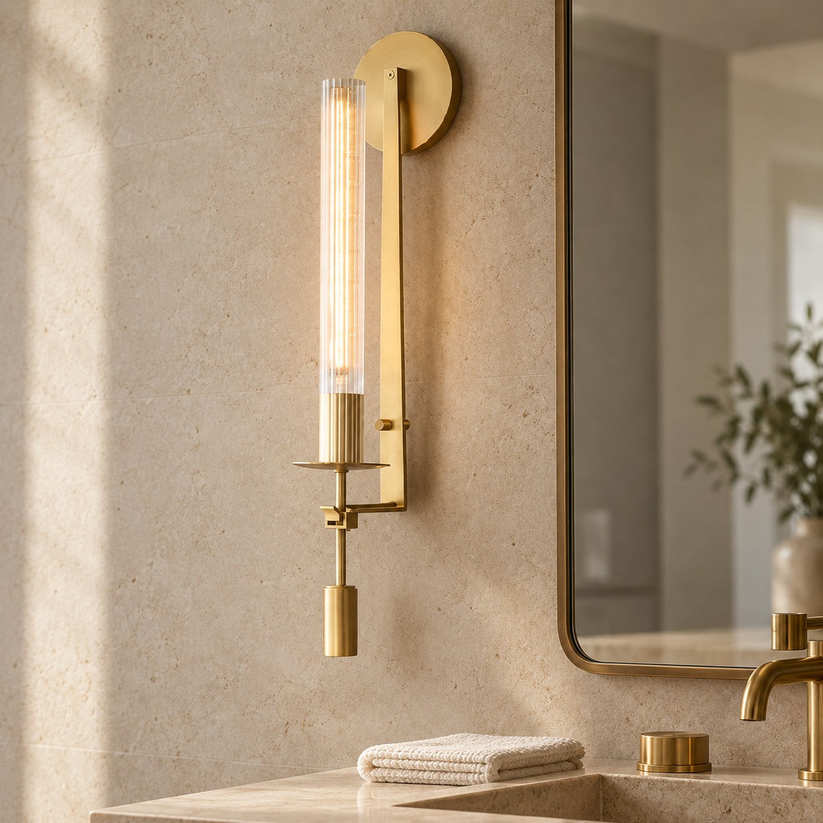 Classic Wall Light Wall Mounted Metal Frame Ambient Lighting Fixture for Indoor Use