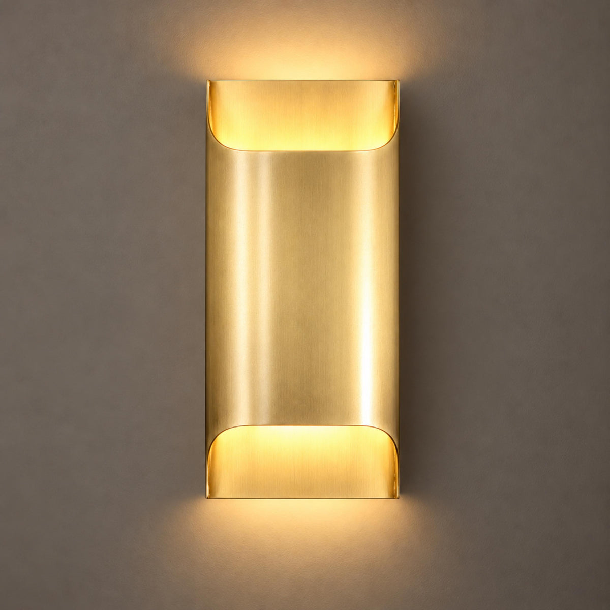 Modern Brass Wall Light Wall Mounted Metal Fixture Adjustable Lighting