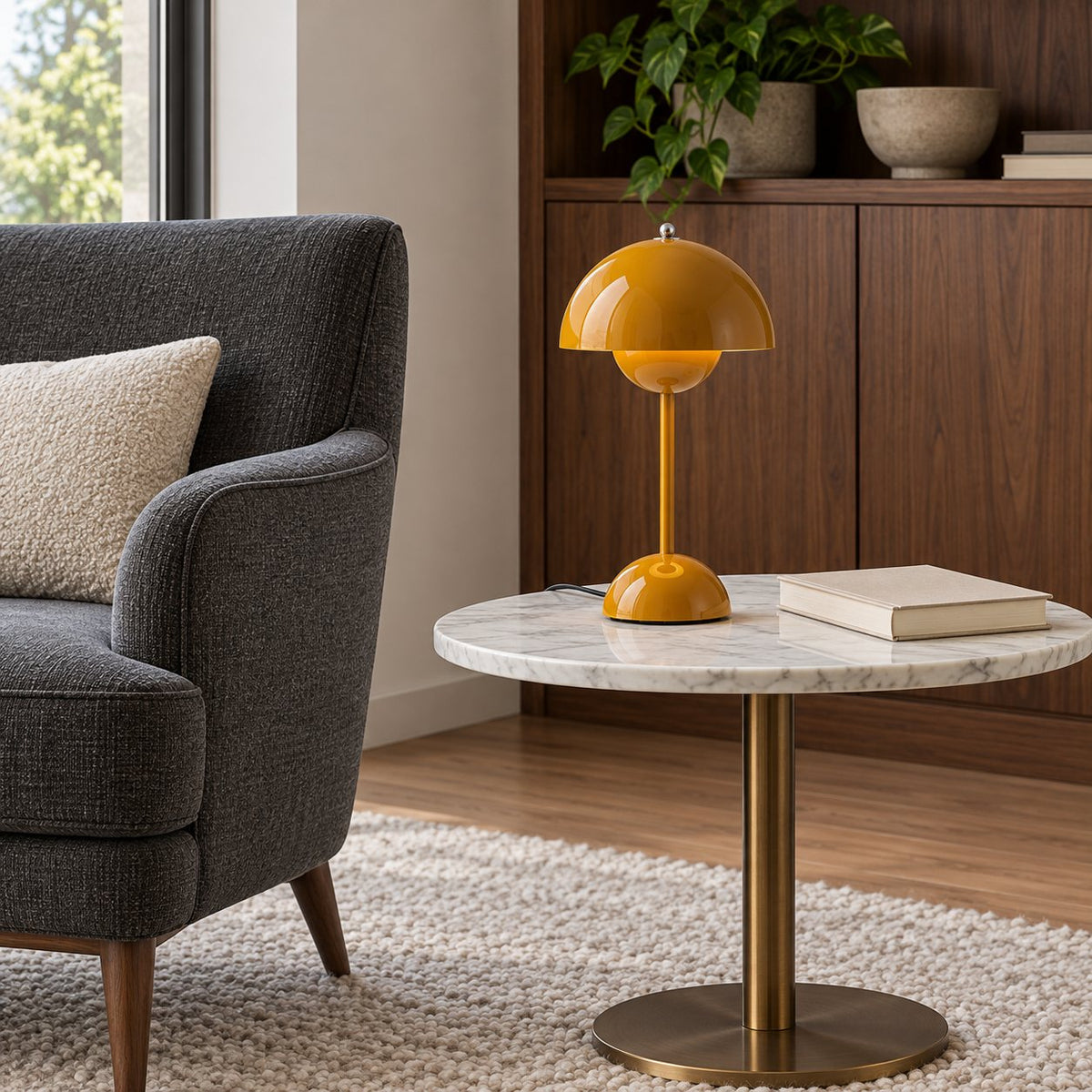 Modern Cordless Table Lamp with Adjustable Brightness and USB Charging for Indoor and Outdoor Use