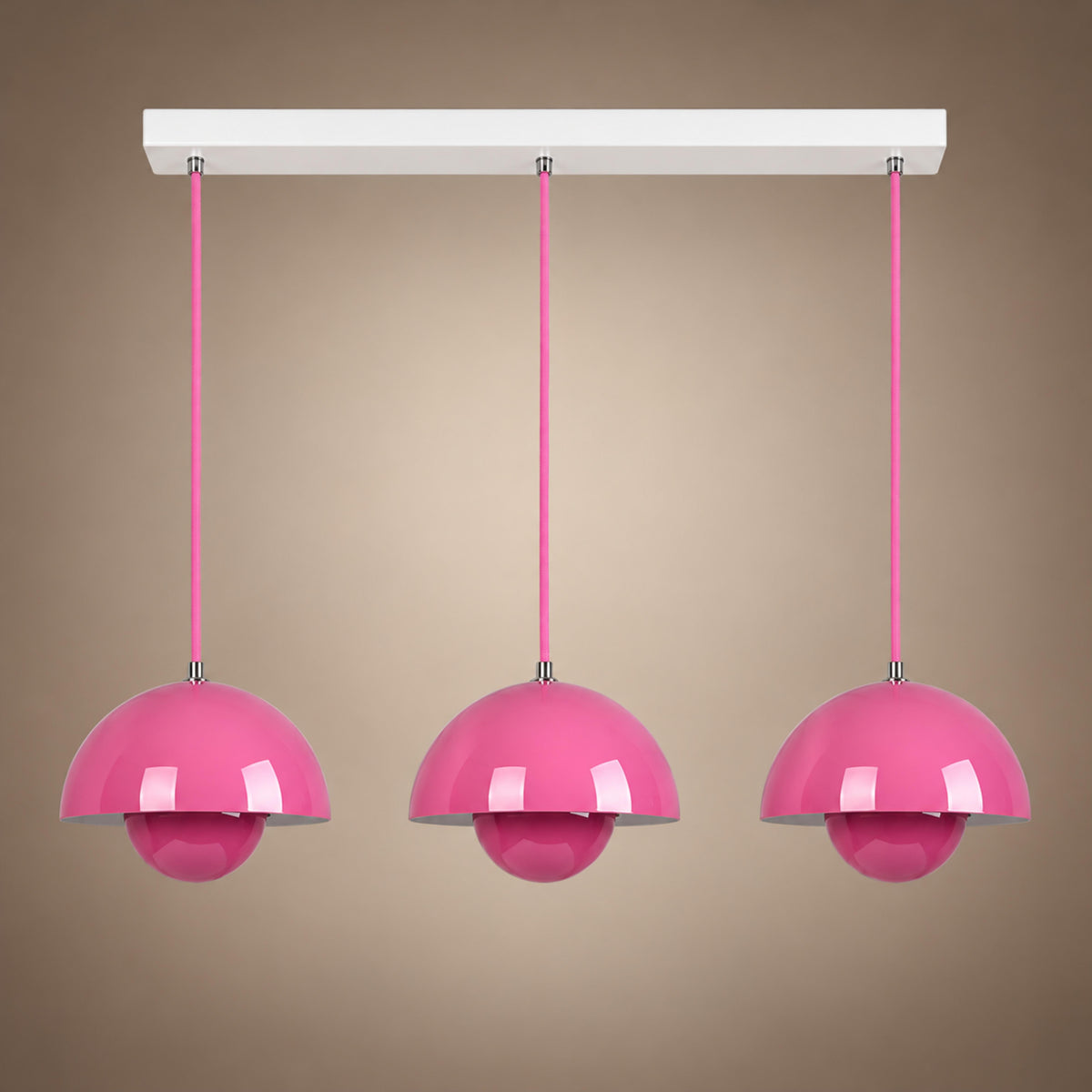 Modern Adjustable Black Pendant Light Hanging Metal LED for Kitchen and Home Lighting