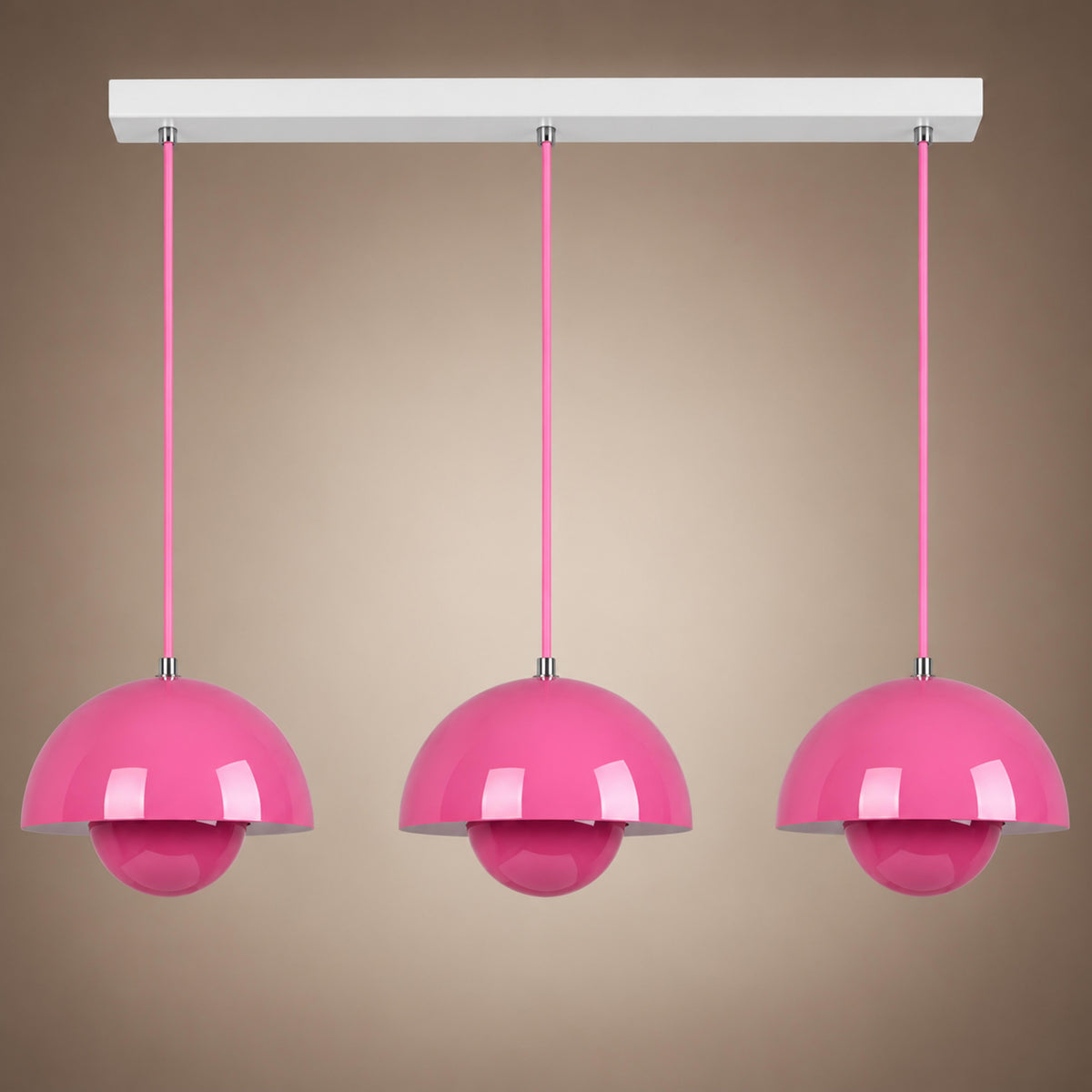 Modern Adjustable Black Pendant Light Hanging Metal LED for Kitchen and Home Lighting