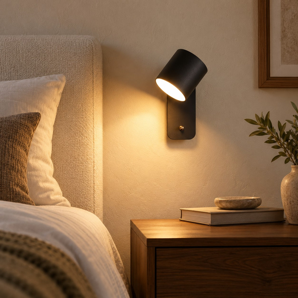 Modern Wall Light Wall Mounted Metal Rotatable Sconce Light for Adjustable Directional Illumination