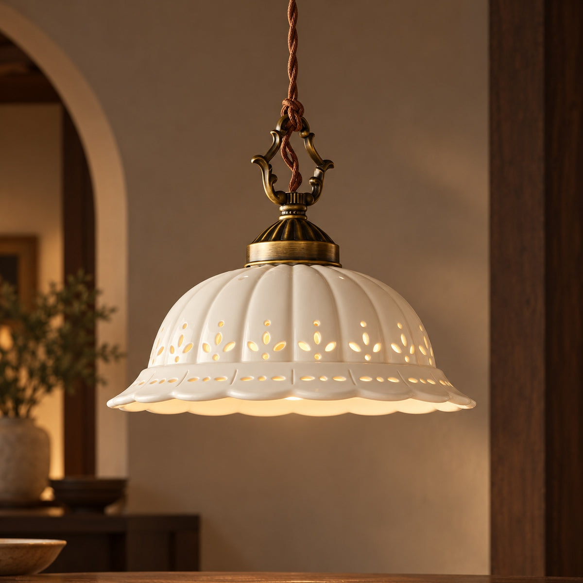 Modern Black Pendant Lighting Hanging Metal Fixture with Adjustable LED for Kitchen Island