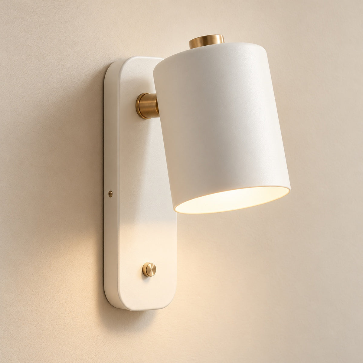 Modern Wall Light Wall Mounted Metal Rotatable Sconce Light for Adjustable Directional Illumination