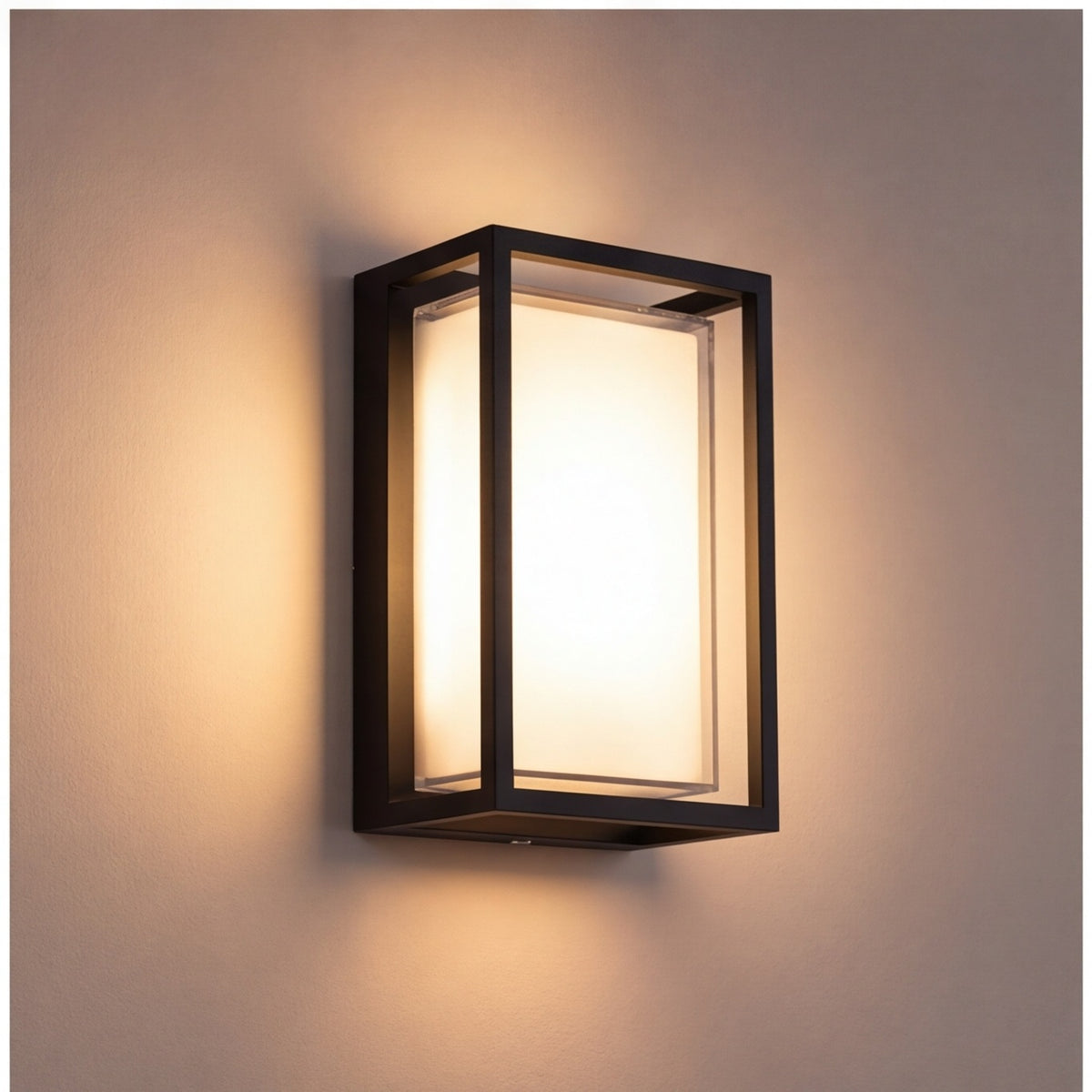 Modern Outdoor Wall Light LED Waterproof Aluminum Fixture for Porch Patio and Pathway