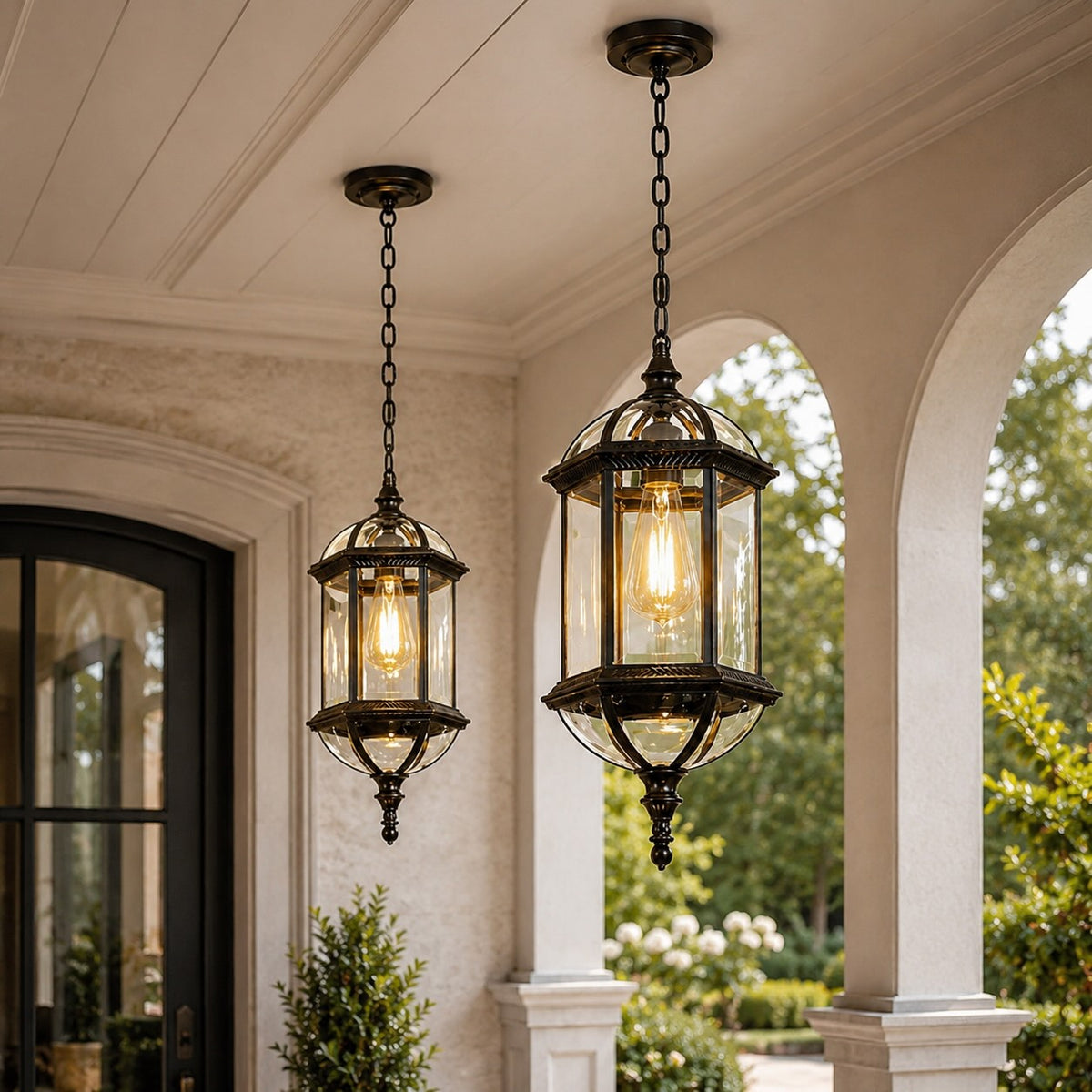 Vintage Outdoor Wall Light Adjustable Die-Cast Aluminum LED Waterproof for Garden Patio