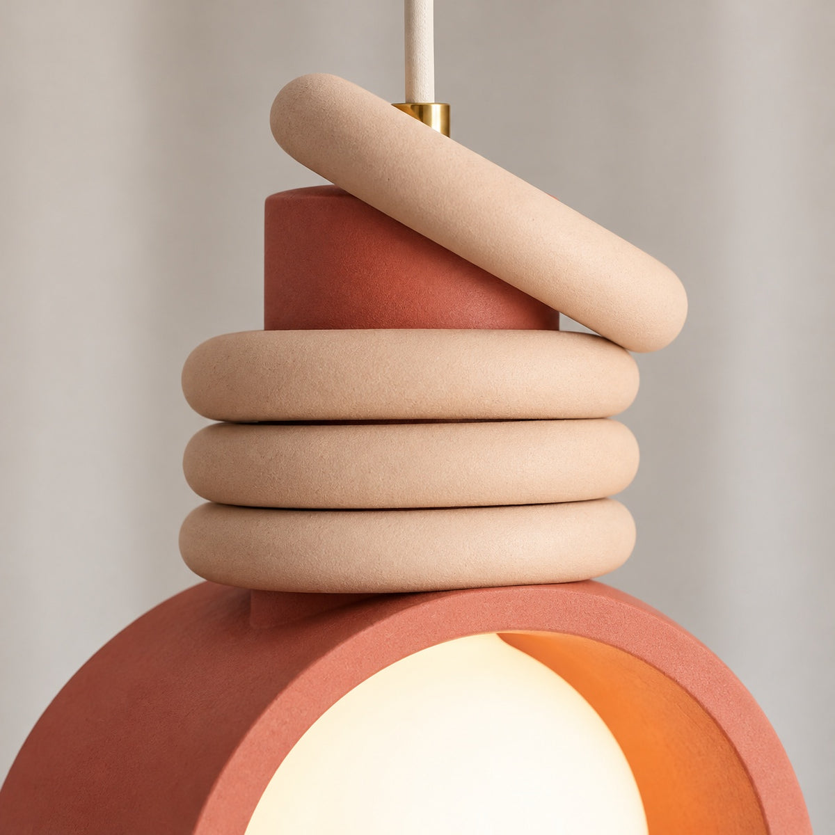 Modern Glass Pendant Light Adjustable Height Hanging Fixture LED for Kitchen Lighting