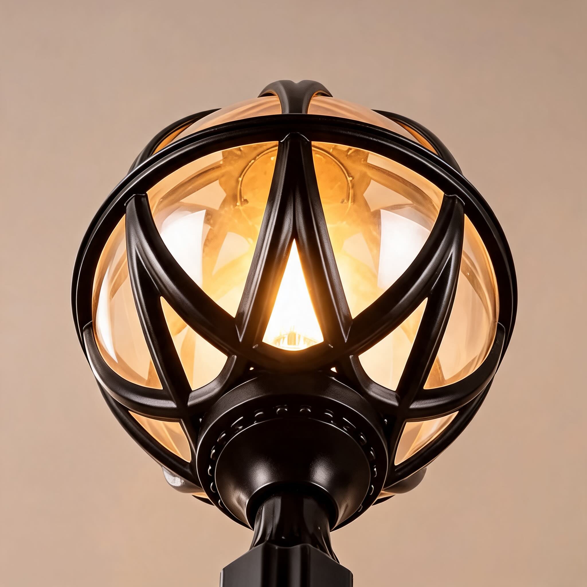 Modern Outdoor Wall Light Adjustable Height Aluminum Glass Waterproof Garden Lighting