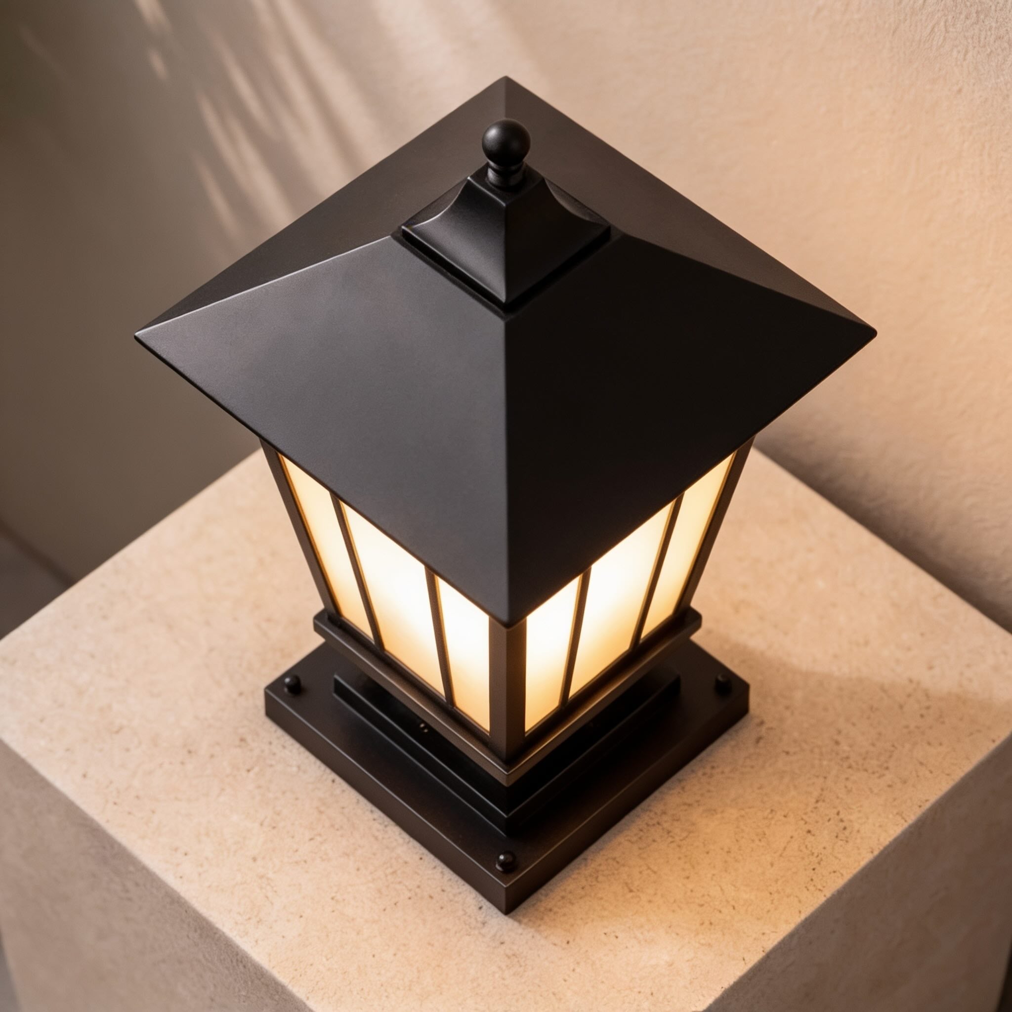 Modern Outdoor Wall Light IP55 Waterproof Solid Copper Glass Shade E27 Compatible Garden Lighting