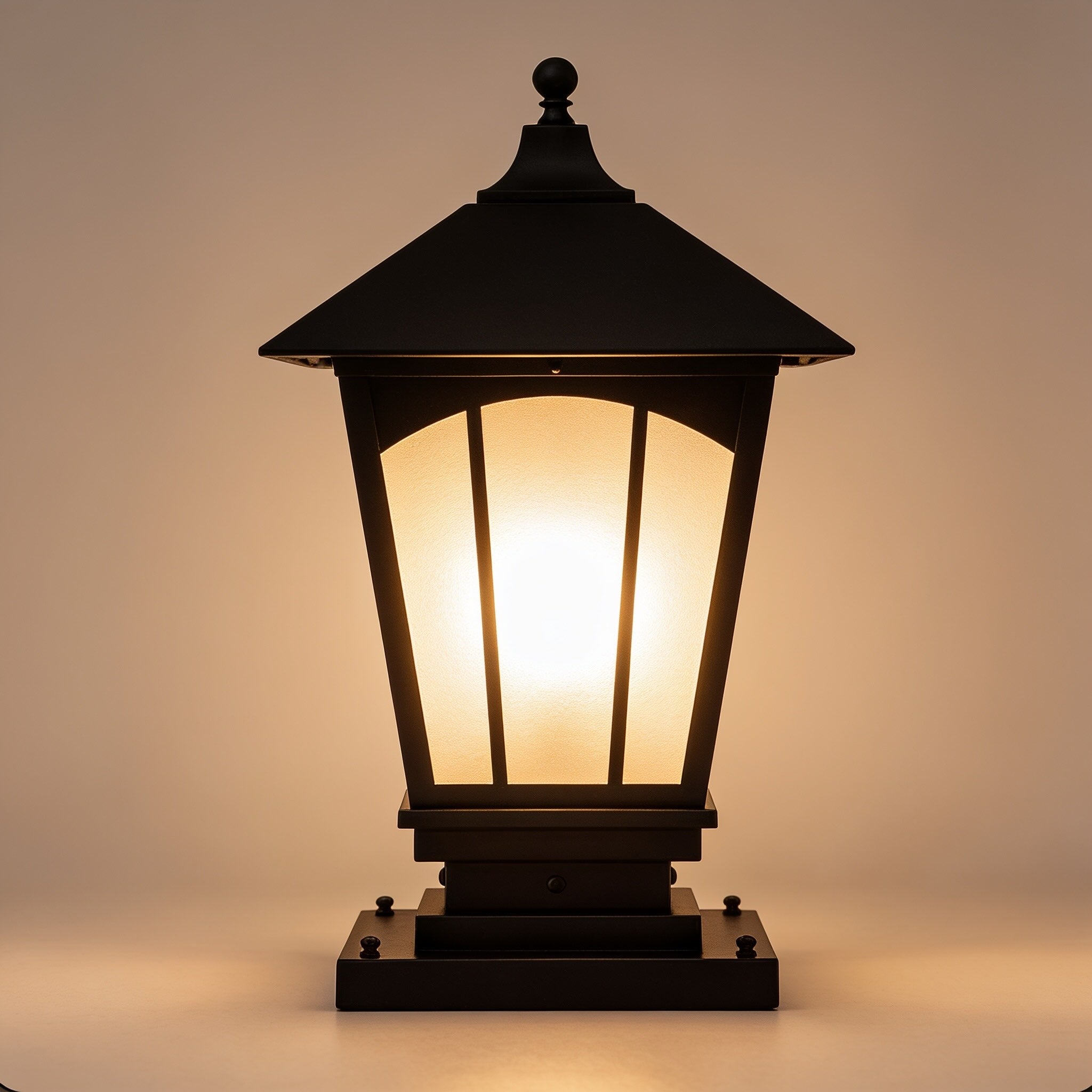 Modern Outdoor Wall Light IP55 Waterproof Solid Copper Glass Shade E27 Compatible Garden Lighting