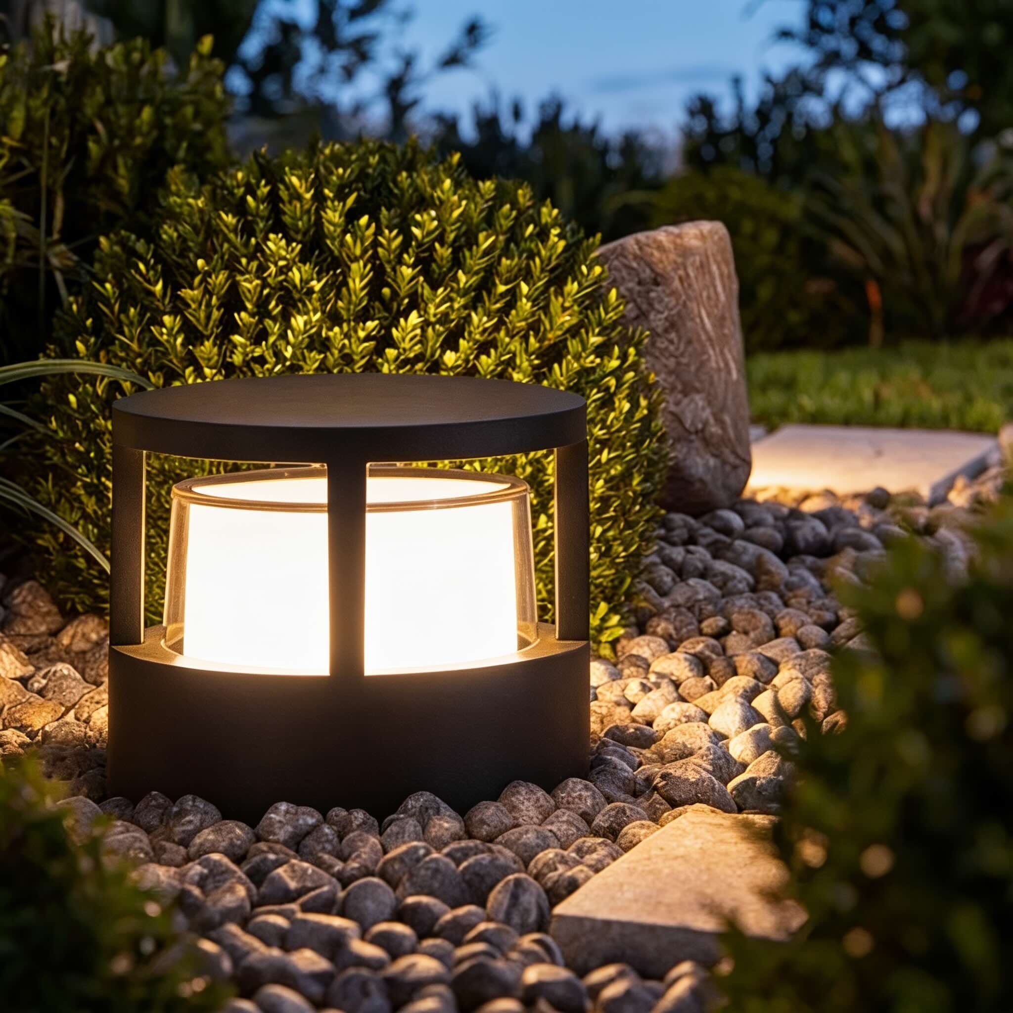 Modern Outdoor Post Light Aluminum Body IP65 LED 5W for Garden Walkway Illumination
