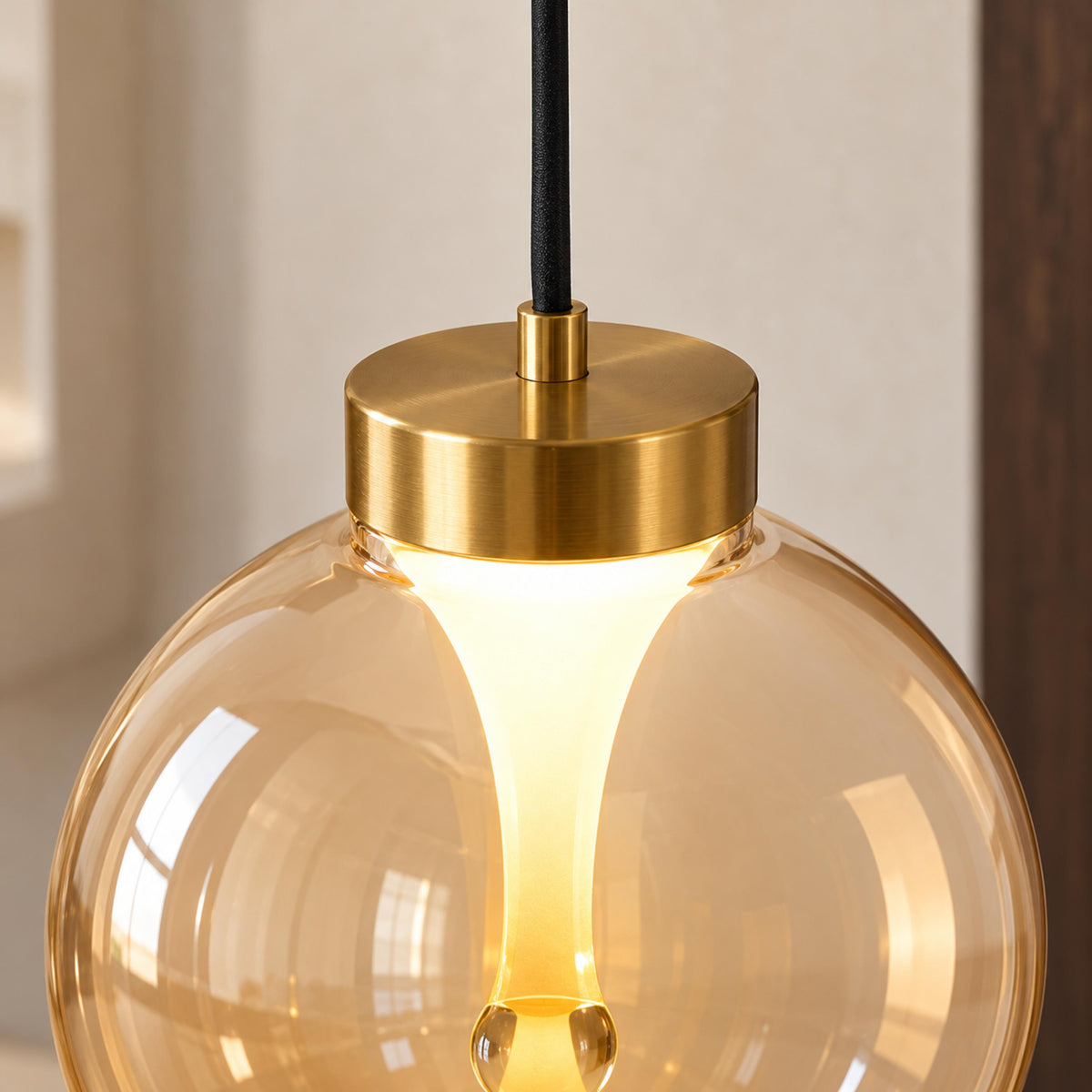 Modern Pendant Light Hanging Adjustable Metal Shade LED for Kitchen Dining Room