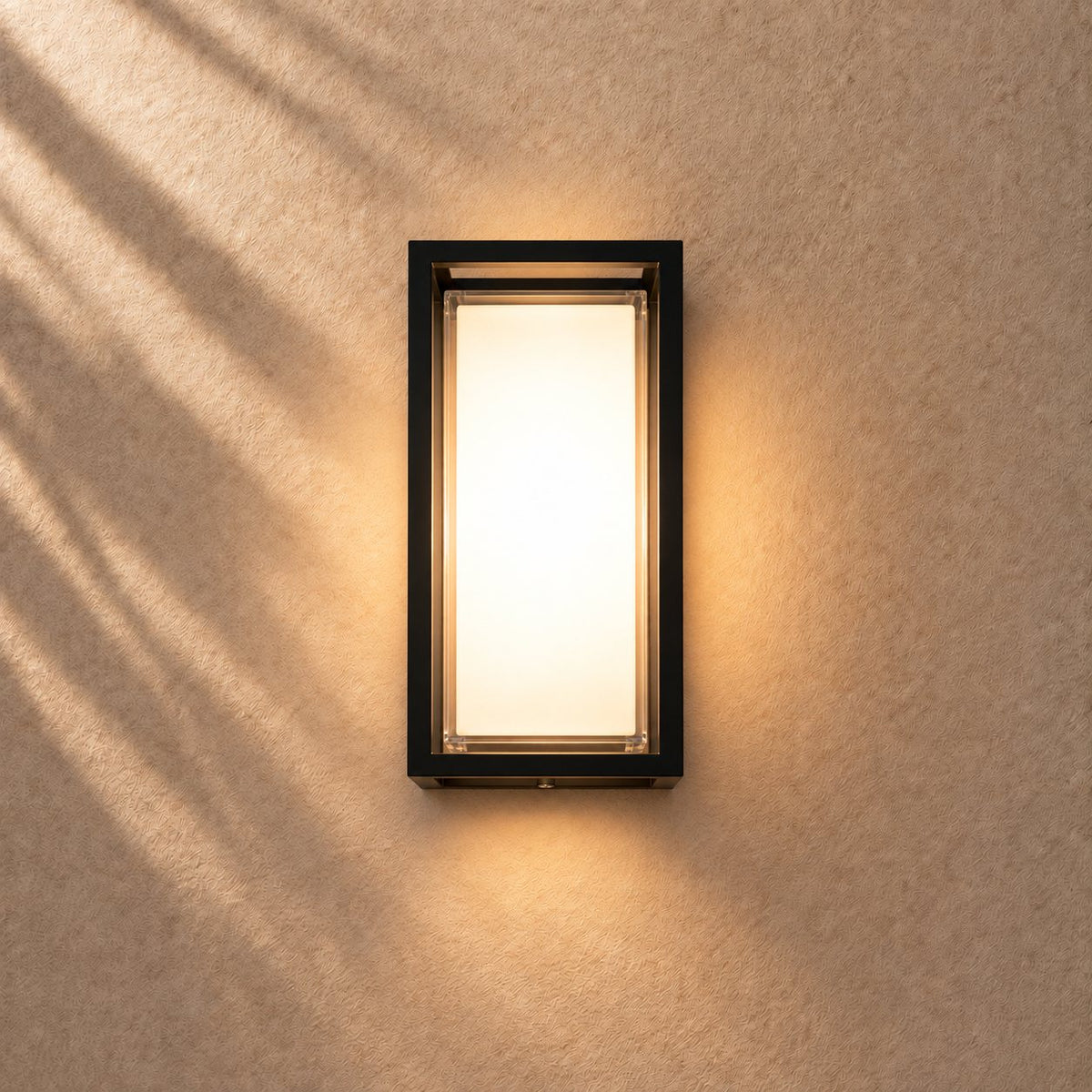 Modern Outdoor Wall Light LED Waterproof Aluminum Fixture for Porch Patio and Pathway