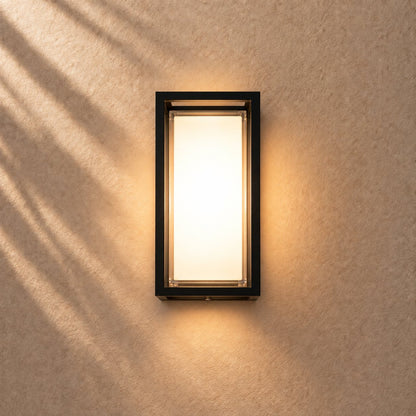 Modern Outdoor Wall Light LED Waterproof Aluminum Fixture for Porch Patio and Pathway