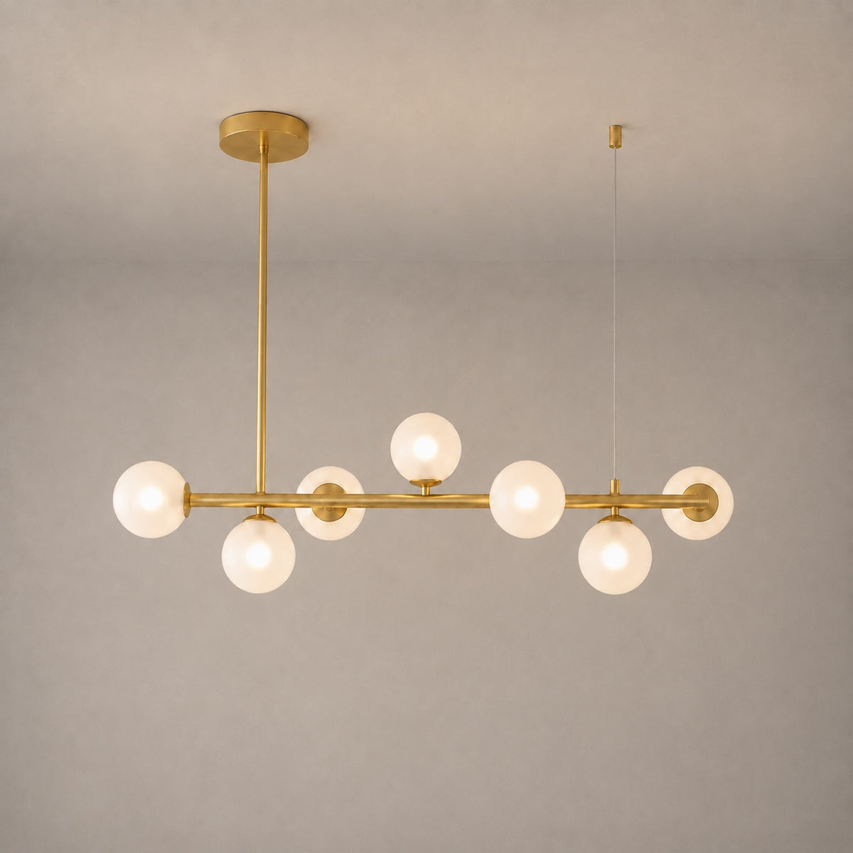 Modern Glass Pendant Lights Cluster Hanging Adjustable LED for Kitchen Island and Dining Room