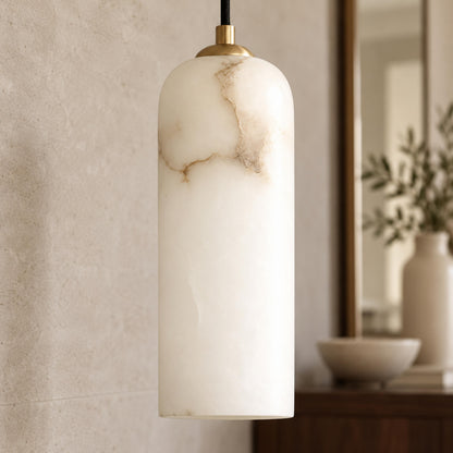 Modern Wall Lamp Wall Mounted Brass Alabaster Shade LED E14 Socket Indoor Lighting