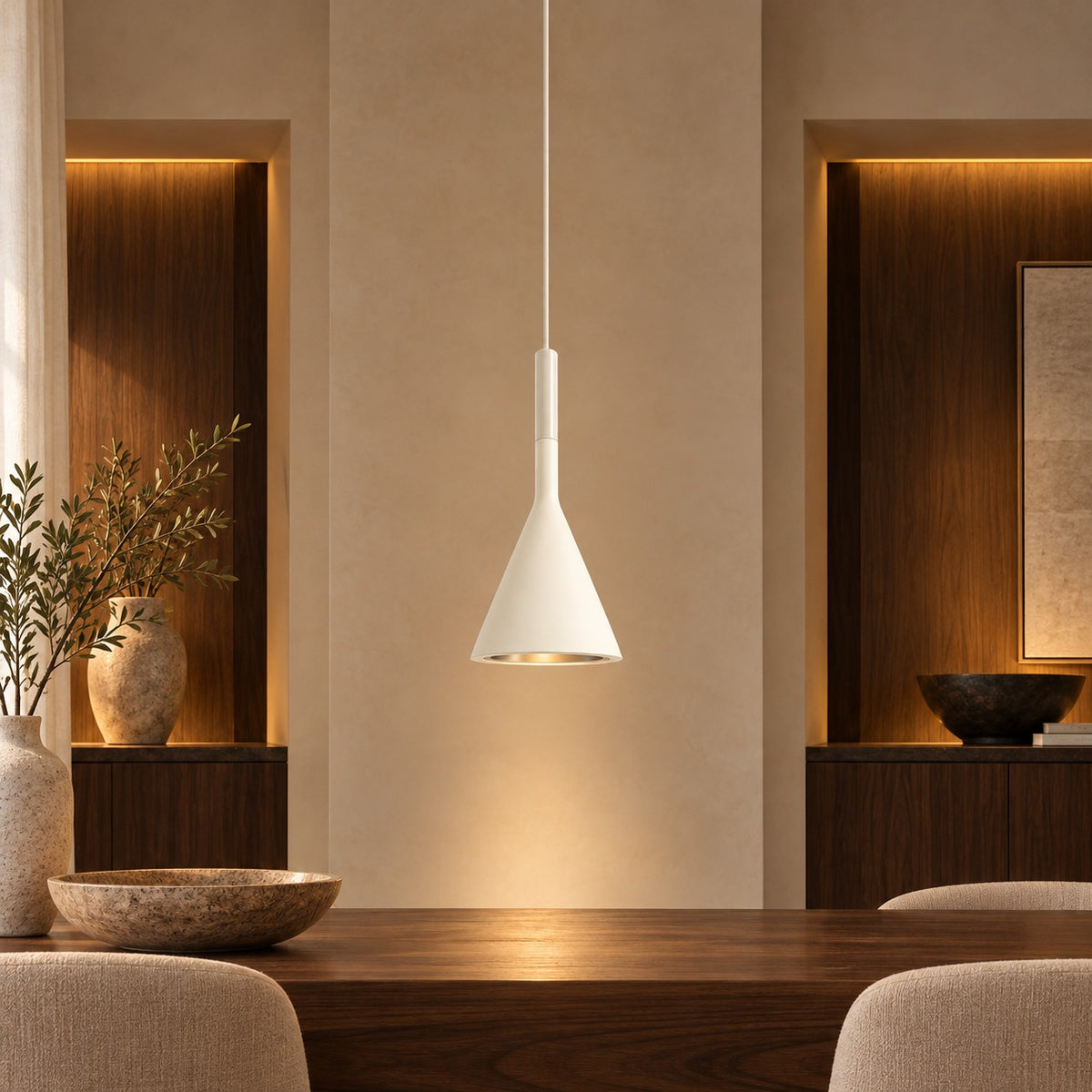 Modern Adjustable Pendant Lamp Aluminum LED Hanging Light for Kitchen and Home Decor