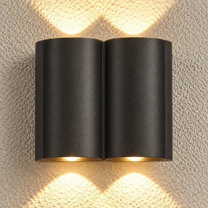Modern Outdoor Wall Light Up Down Waterproof Aluminum LED Adjustable Illumination