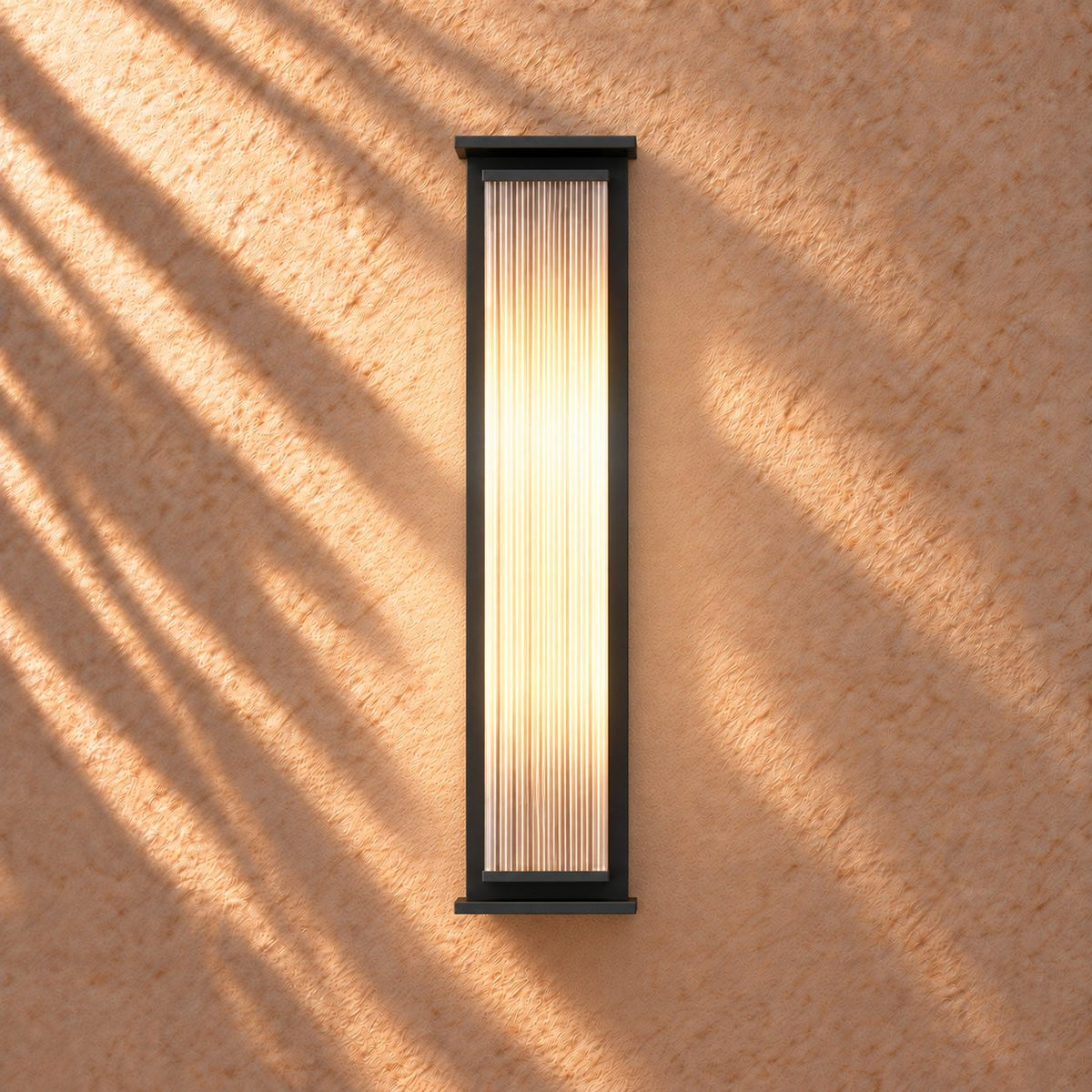 Modern Outdoor Wall Lamp Stainless Steel Waterproof LED Dimmable Wall Sconce for Exterior Use