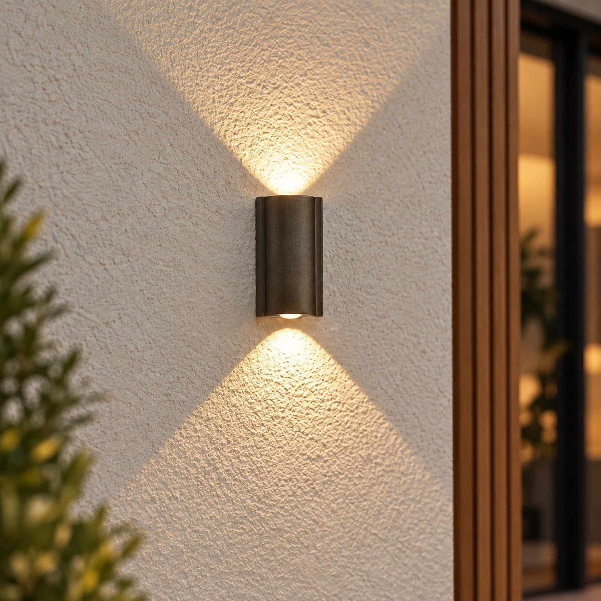 Modern Outdoor Wall Light Up Down Waterproof Aluminum LED Adjustable Illumination