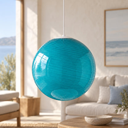 Modern Glass Pendant Lamp Adjustable Hanging Light LED Fixture for Kitchen Pendant Lighting