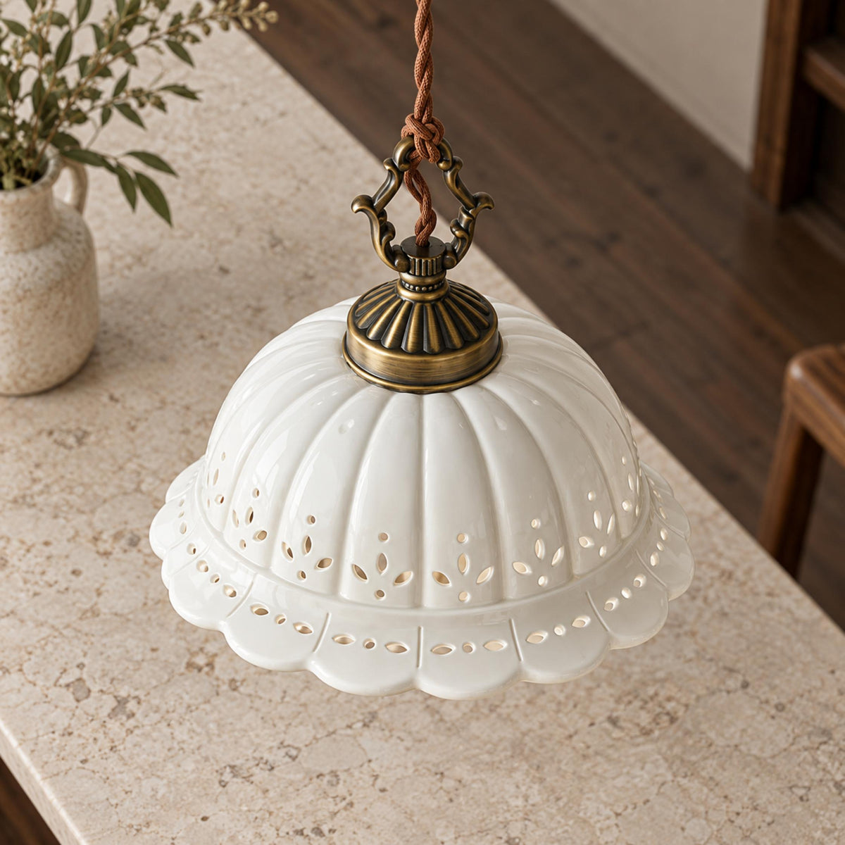 Modern Black Pendant Lighting Hanging Metal Fixture with Adjustable LED for Kitchen Island