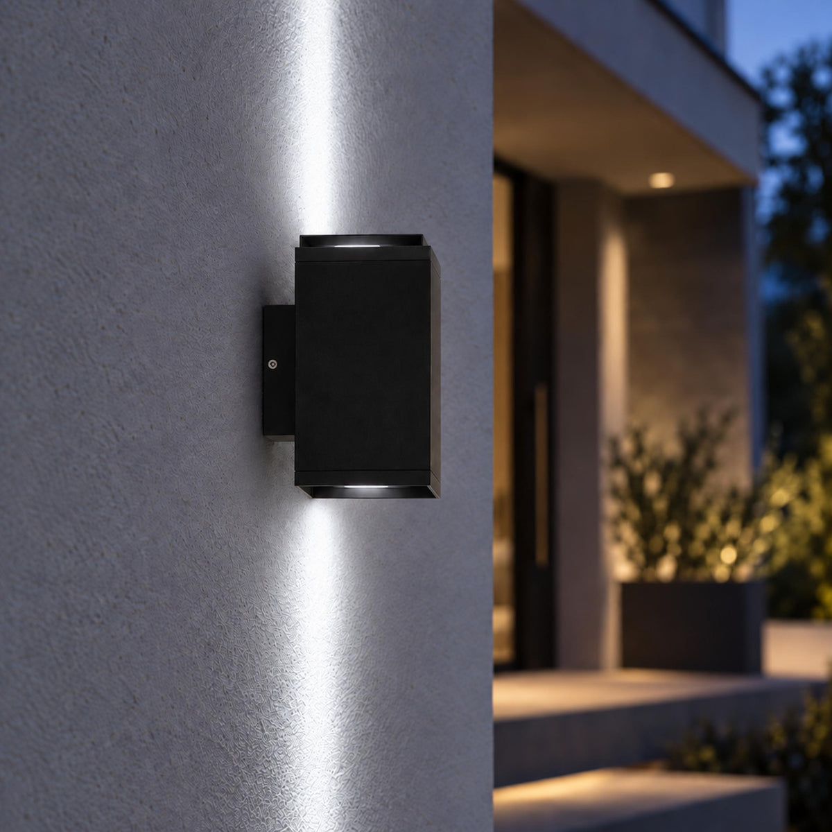 Modern Outdoor Wall Sconce Lighting Up Down Waterproof Die-Cast Aluminum LED 10W