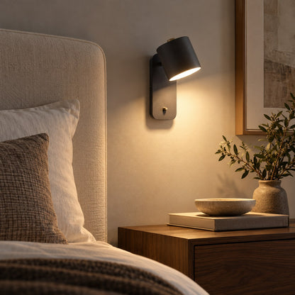 Modern Wall Light Wall Mounted Metal Rotatable Sconce Light for Adjustable Directional Illumination