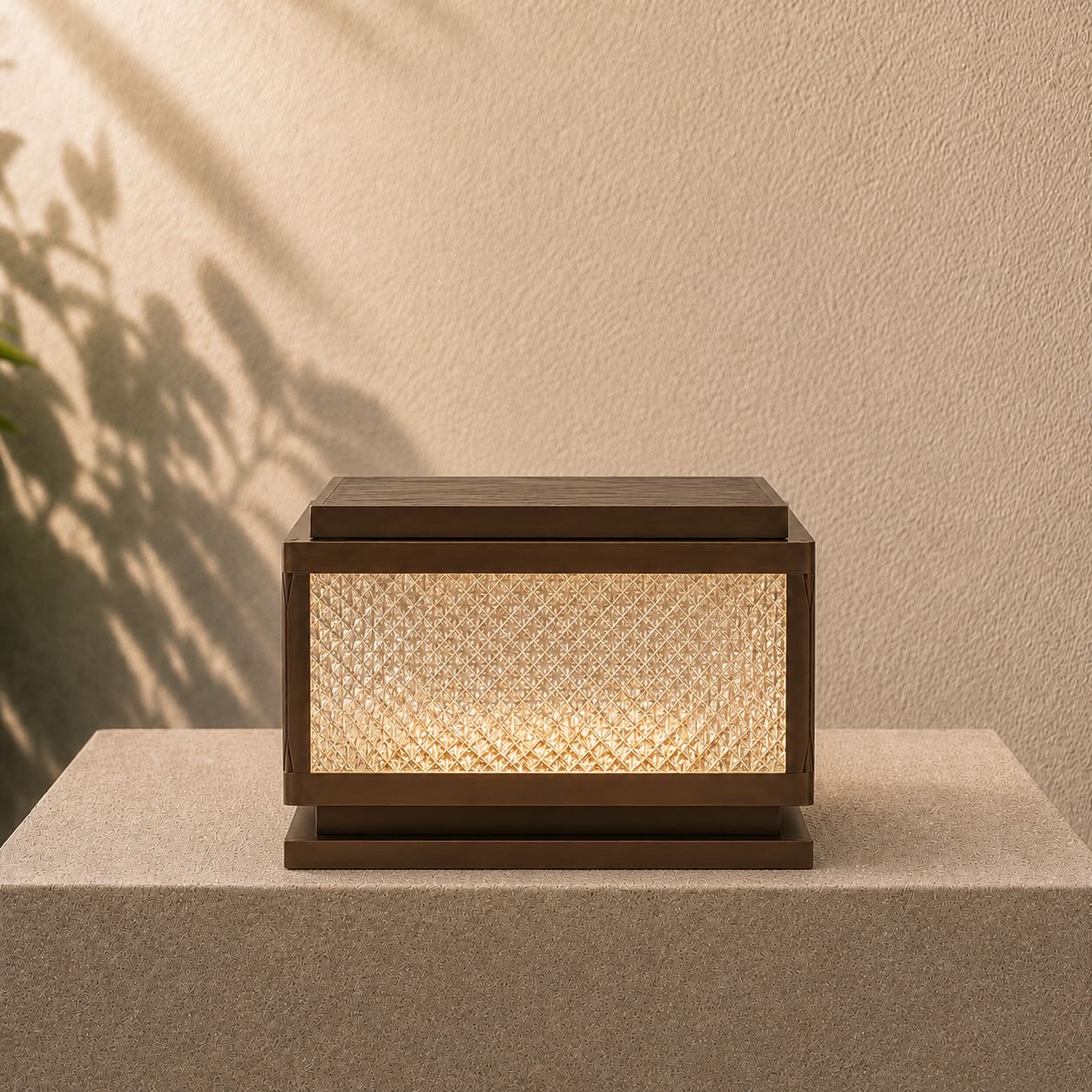 Solar Outdoor Light Minimalist Ground Mounted Aluminum LED with Four Color Options