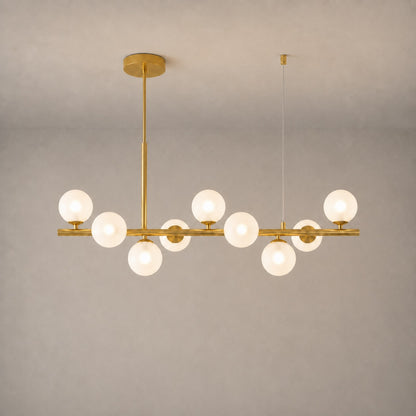 Modern Glass Pendant Lights Cluster Hanging Adjustable LED for Kitchen Island and Dining Room