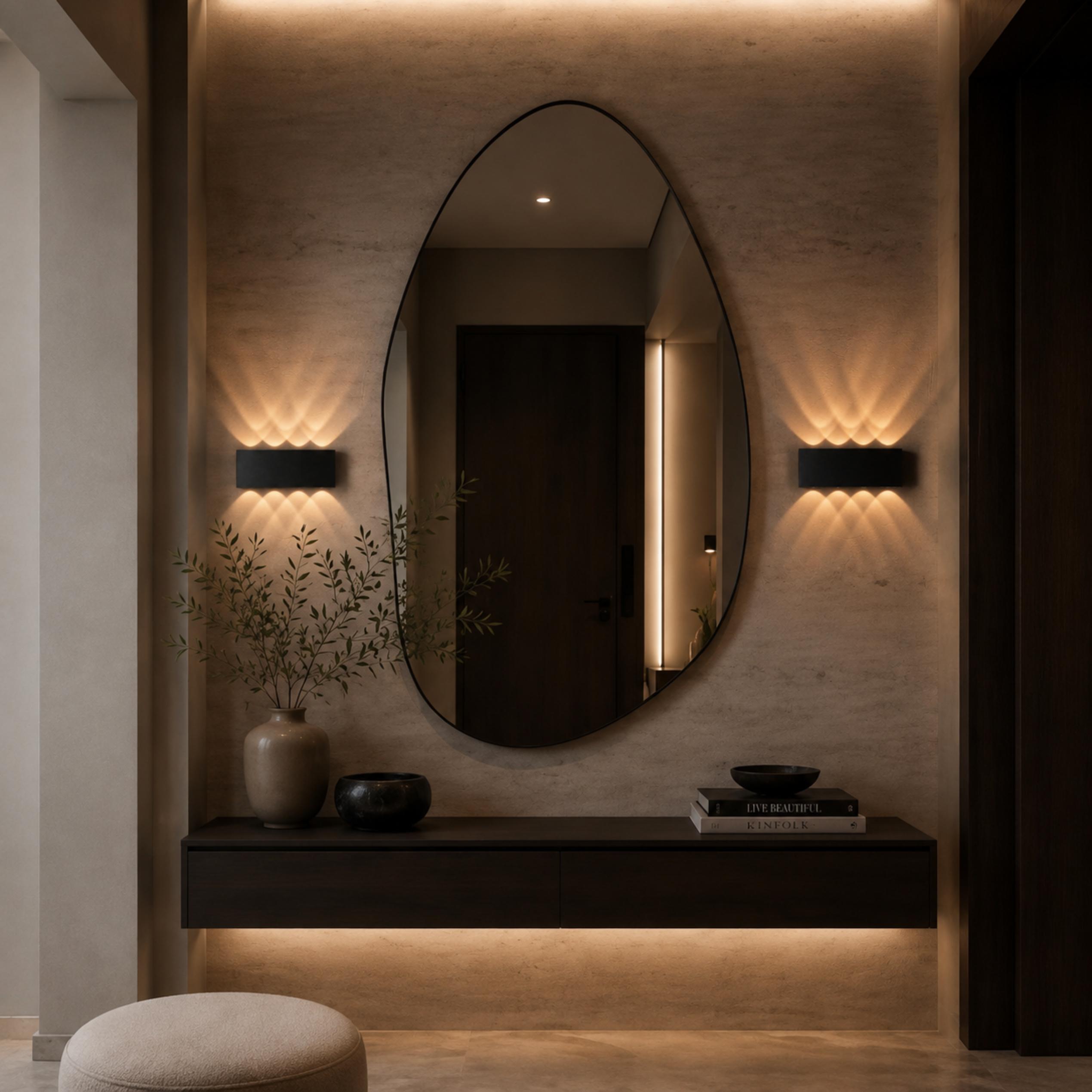 Modern Waterproof Outdoor Wall Light Aluminum Up-and-Down LED Sconce for Indoor and Outdoor Use