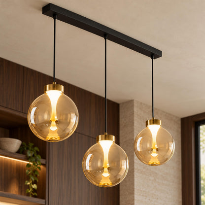 Modern Pendant Light Hanging Adjustable Metal Shade LED for Kitchen Dining Room